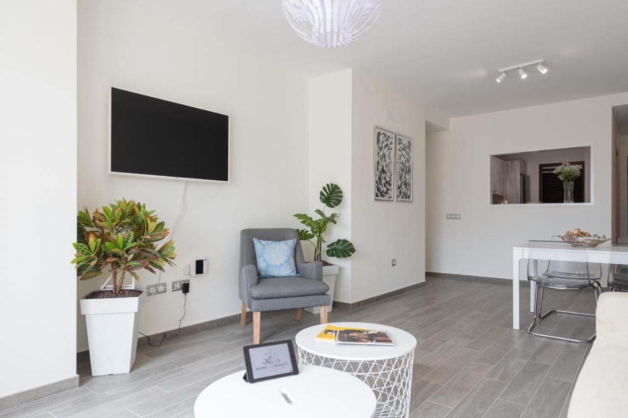 Homeforguest Flat With Large Terrace In Modern Residential Complex With Swimming Pool Caleta De Fuste Bagian luar foto